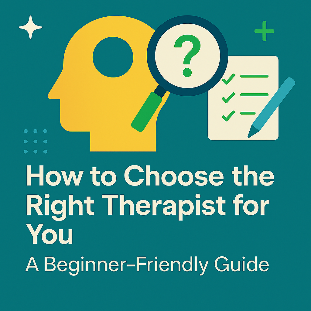 How to Choose the Right Therapist for You: A Beginner-Friendly Guide
